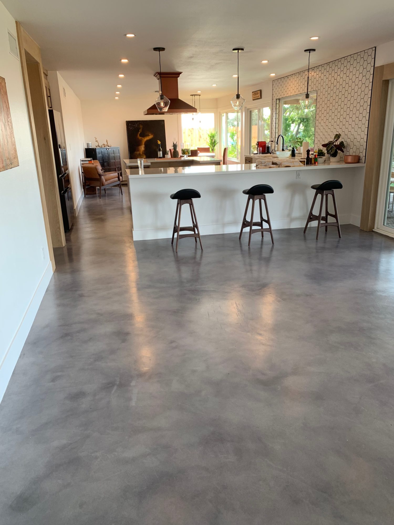 Concrete Floors Stain Polish Coatings Ventura County Santa